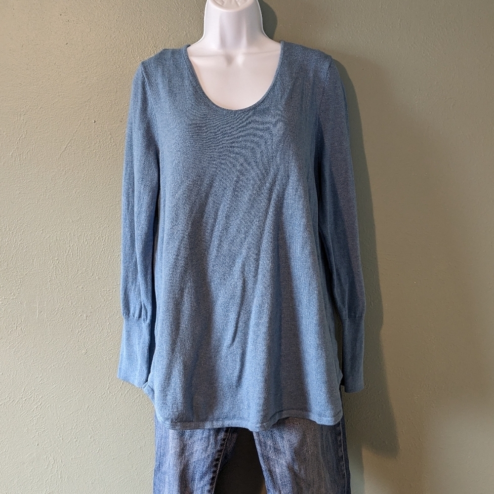 Nic + Zoe Vital V-Neck Sweater Size L
